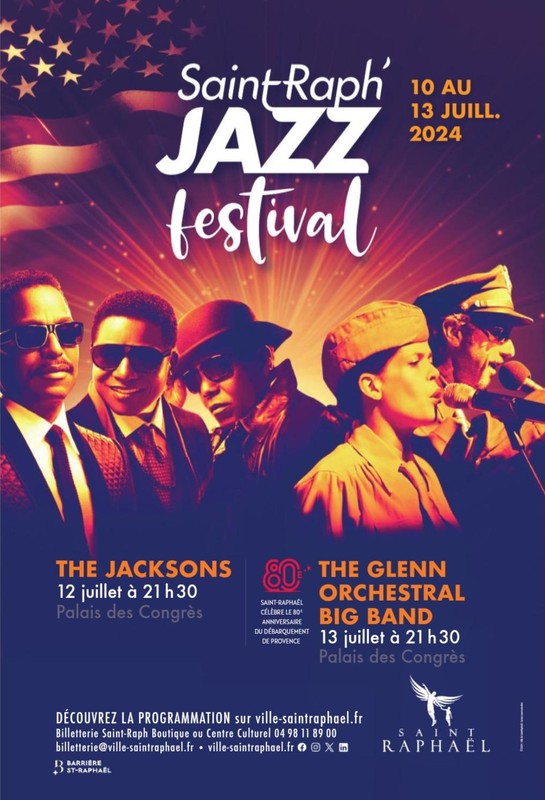 saint raph jazz festival 2024 banniere
