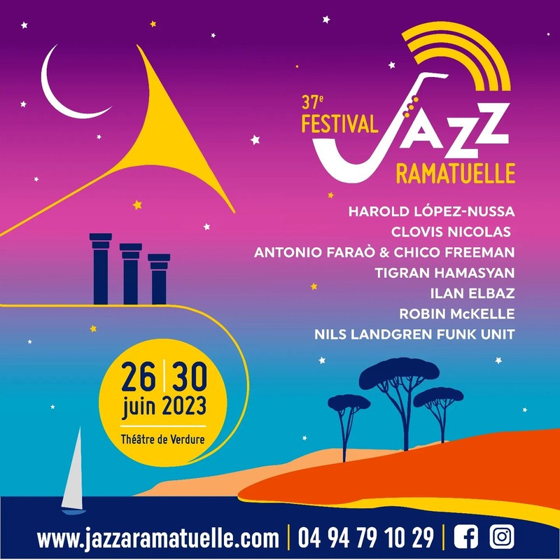Jazz a Ramatuelle Aff carré 23